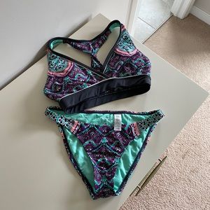 Athleta swim suit bikini xs